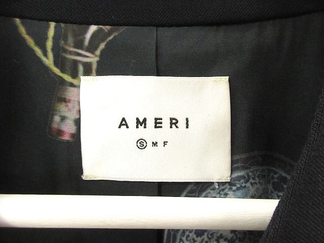 アメリヴィンテージ Ameri VINTAGE PRINTED LINING JACKET プリンテッドライニングジャケット DRY TWILL  SLIM TAPERED PANTS ドライツイルテーパードパンツ セットアップ S XS ブラック 上下セット - メルカリ