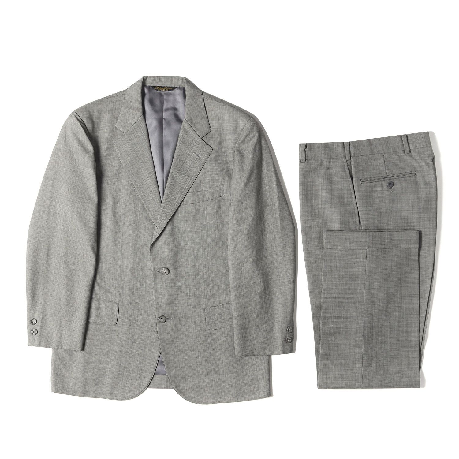 BROOKS BROTHERS グレー ビジネススーツ 39R BROOKS BROTHERS グレー