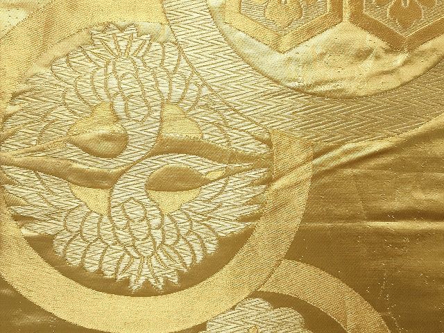 平和屋本店□袋帯 西陣 まとめて100点 向かい鶴 鳳凰 蝶 風景 花