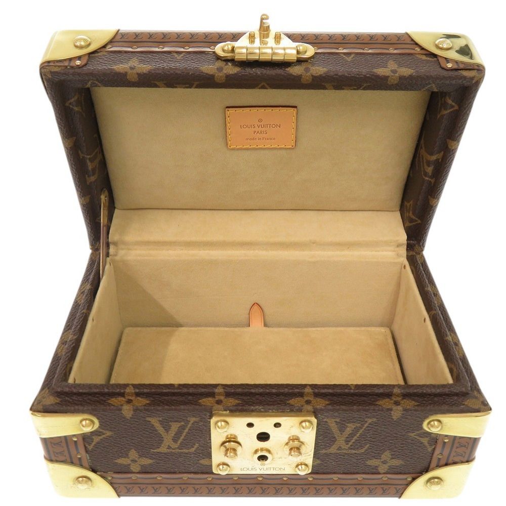 美品 ルイ ヴィトン コフレ トレゾール20 モノグラム ブラウン