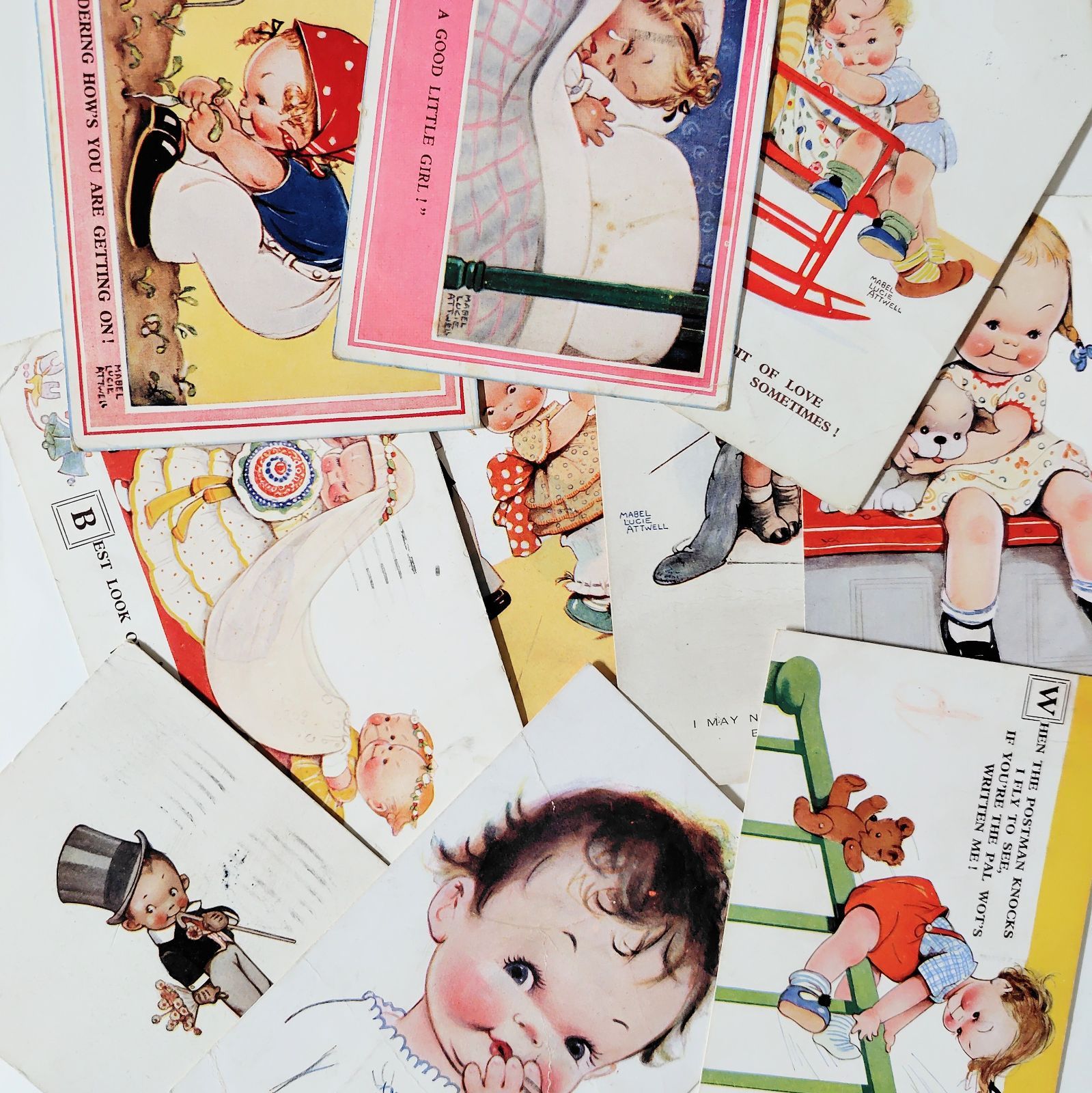 ヴィンテージ ポストカード 10枚 マーベル・ルーシー・アトウェル