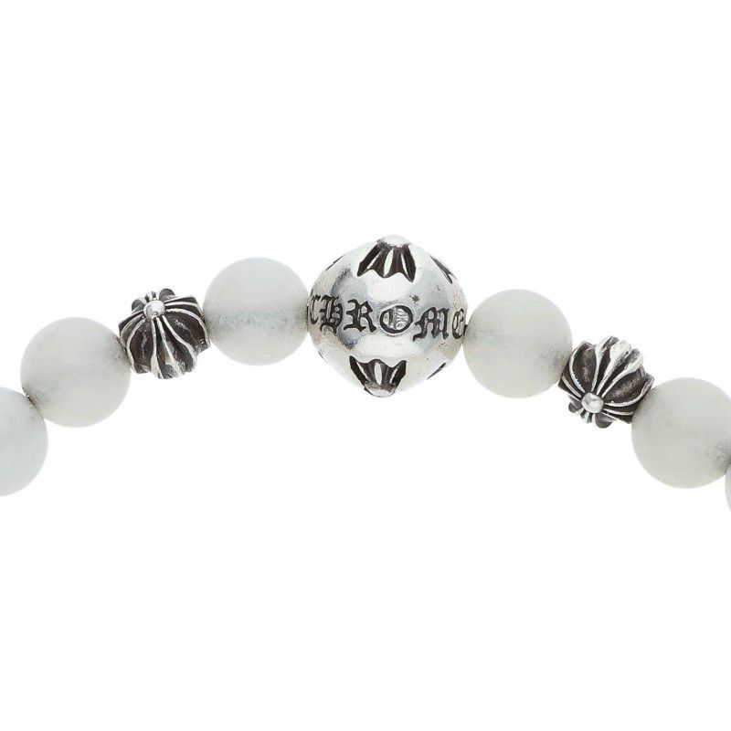 クロムハーツ 6mm BEAD|6mmビーズブレス BEAD6mmホワイトビーズブレスレット メンズ WWW_WOWDIGSITE_COM