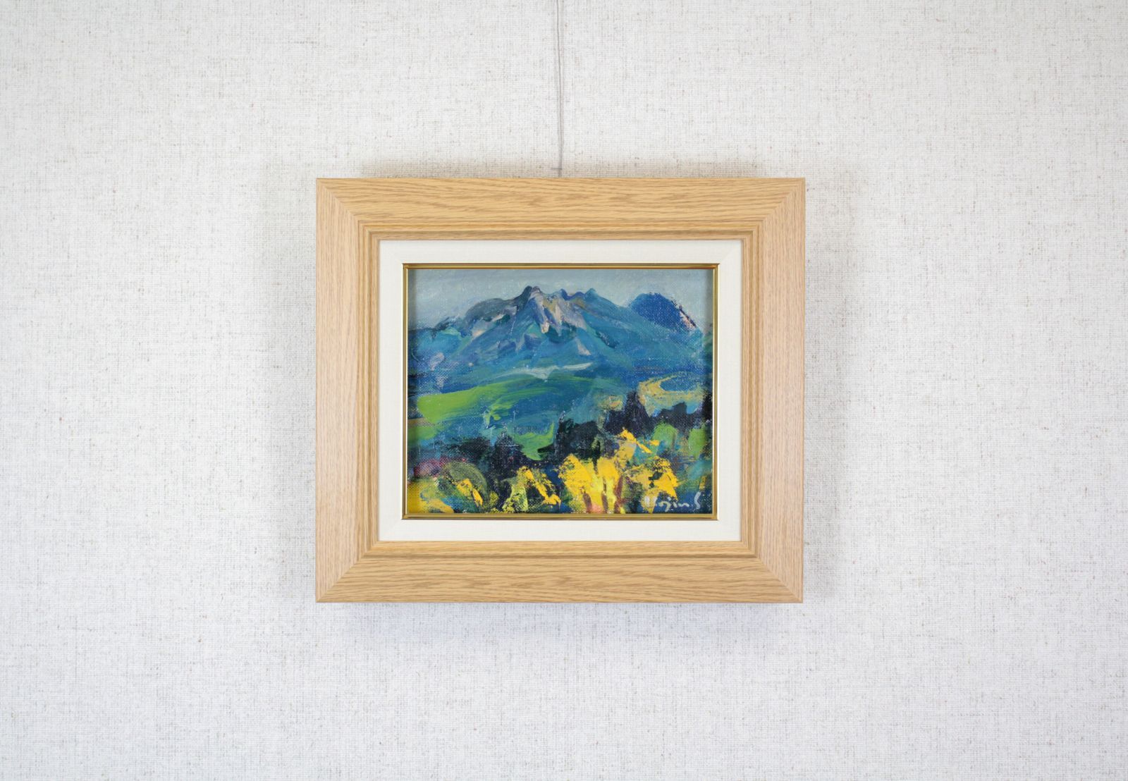 油絵 絵画 【藤の雨】 油絵 油彩 油彩画 絵 絵画【梅雨の雨】 絵画 HR 通販 19350684