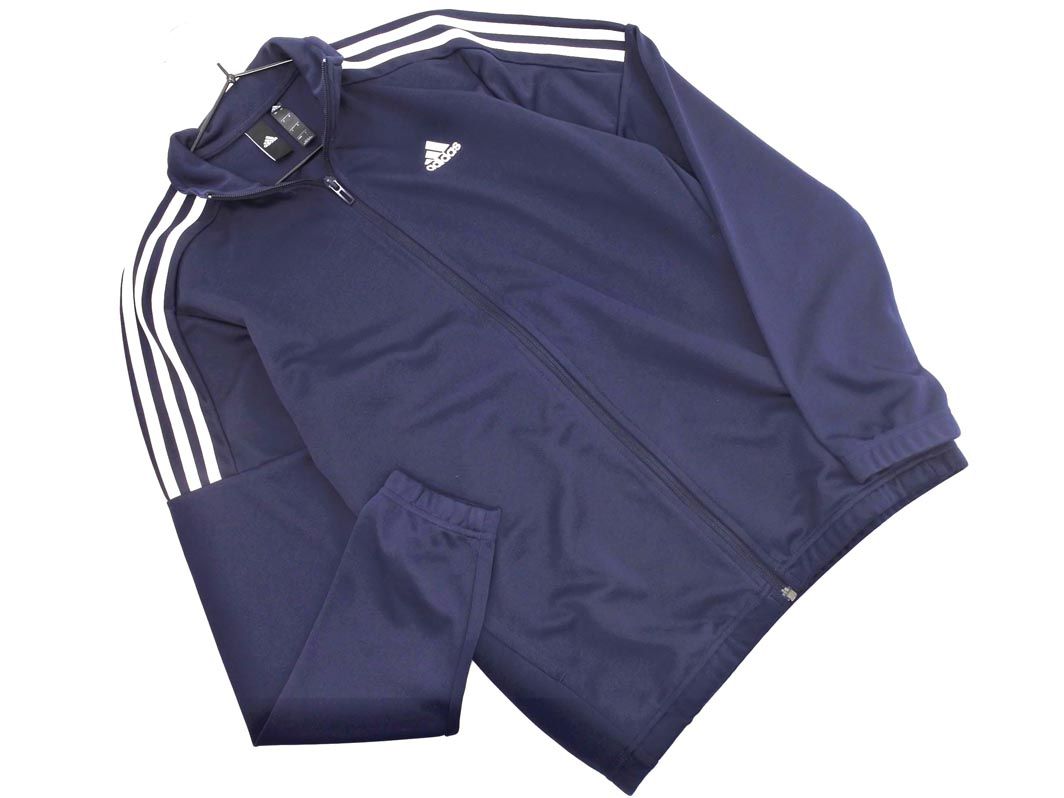 adidas アディダス トラック ジャケット sizeL/紺 ◇□ メンズ