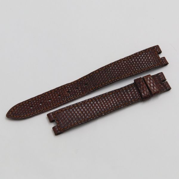 良品 カルティエ 純正ベルト レザー ブラウンカラー レディース腕時計用 YUM 2000000 NSK