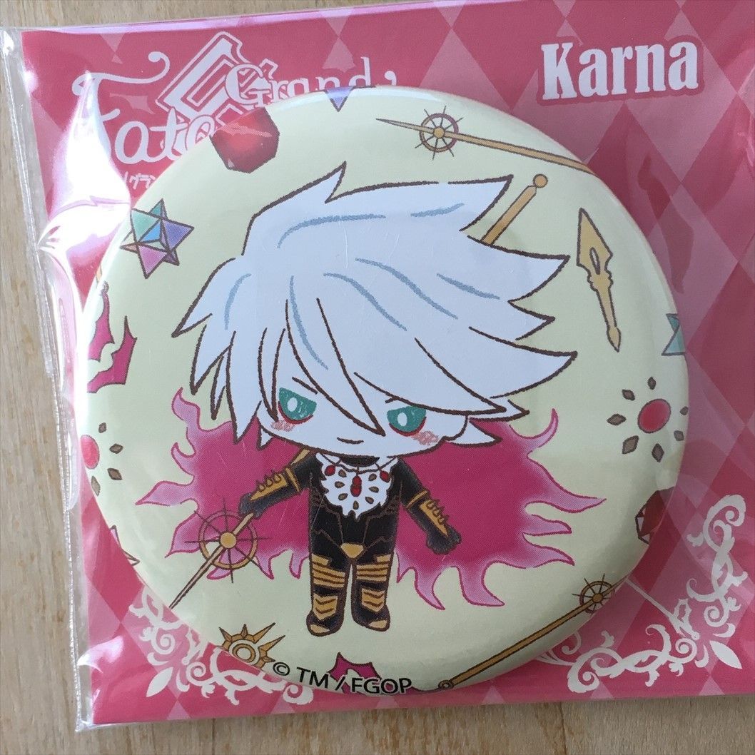 FGO カルナ サンリオ 缶バッジ FGOFate/Grand Order [ Design produced by Sanrio] サンリオ コラボ
