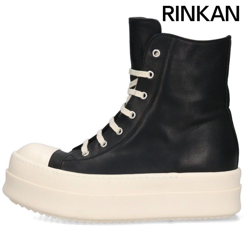 リックオウエンス  MEGA BUMPER SNEAKERS メガバンパーレザーハイカットスニーカー メンズ 42