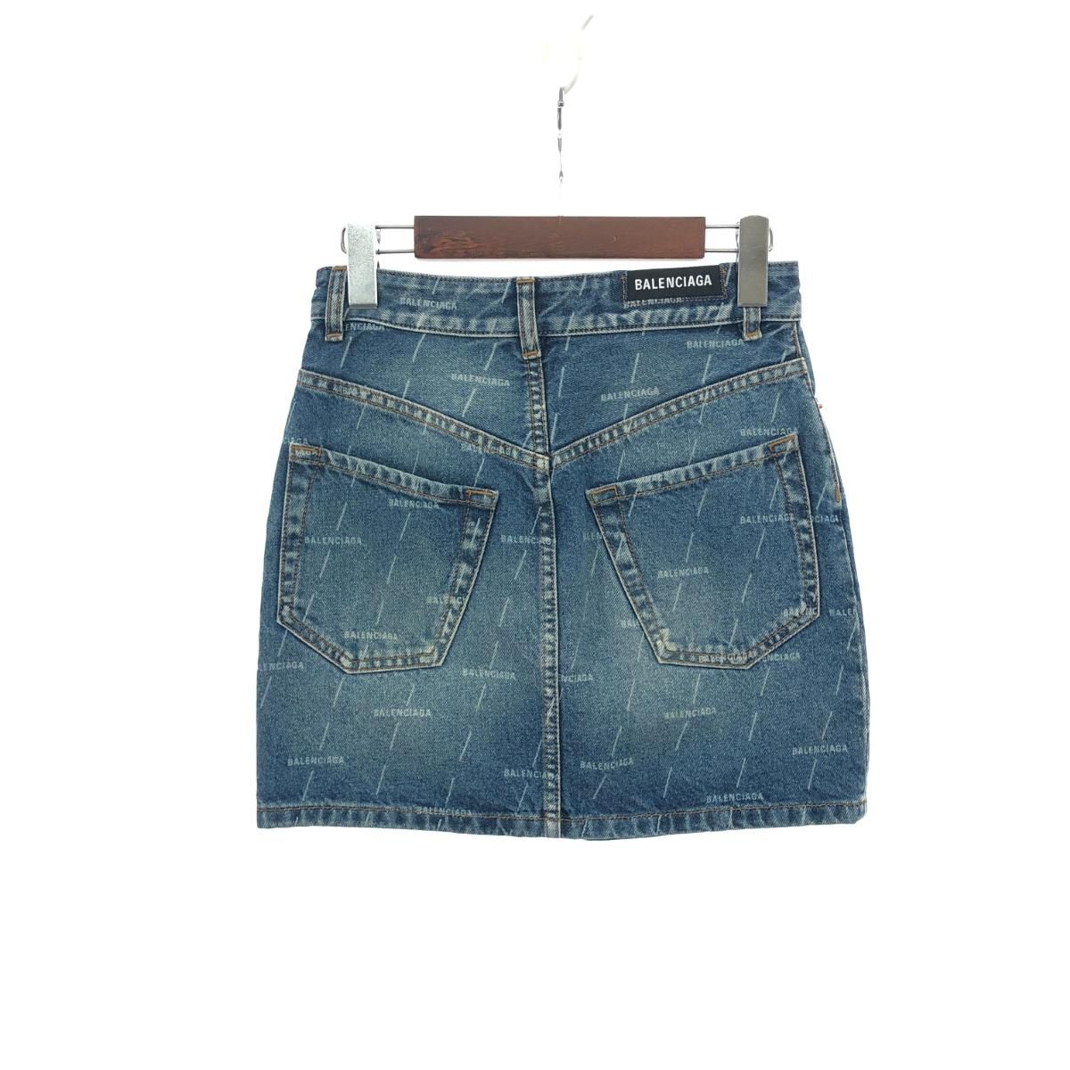 BALENCIAGA バレンシアガ デニムミニスカート スカート サイズ:155/64A 