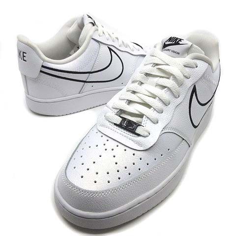 ナイキ NIKE ウィメンズ コート ビジョン ロー プレミアム W COURT VISION LO PRM スニーカー FZ0637-100 ホワイト 白 27.5cm 美品