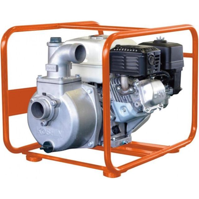 工進 KOSHIN 4サイクル エンジンポンプ ハイデルスポンプ SEH-50P 50mm 2インチ ホンダエンジン搭載 アルミ製ワンタッチ付き