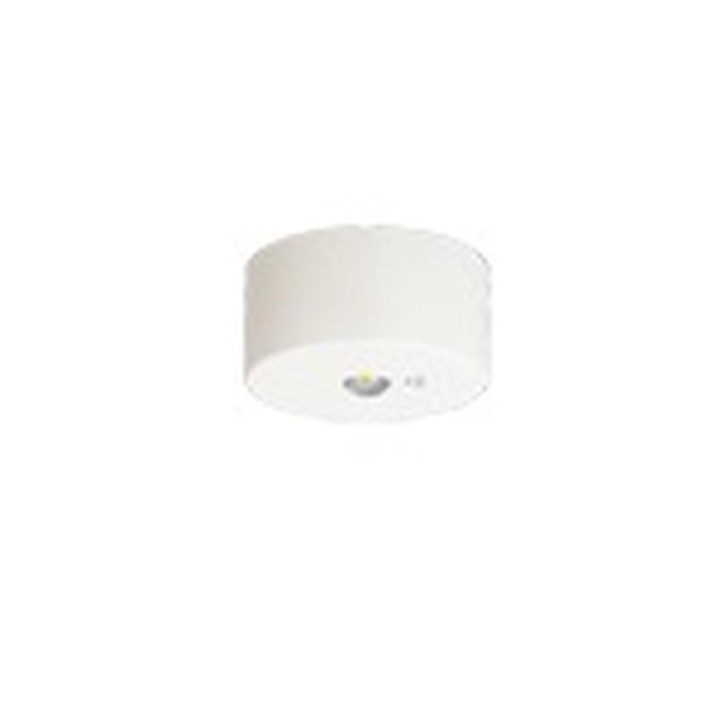 パナソニック Panasonic LED非常用照明器具 NNFB90005K 天井直付型 昼白色 30分間タイプ 低天井 小空間用 ～3m 自己点検スイッチ付 リモコン自己点検機能付 幅φ155m