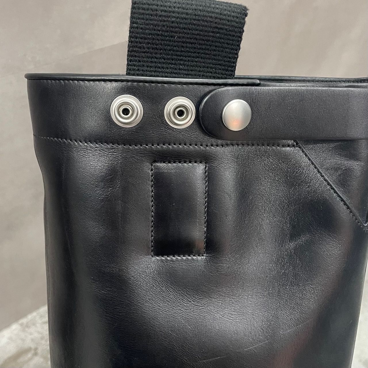 Rick Owens レザー ロング ブーツ 02B2856 リックオウエンス 45 Rick Owens レザー ロング ブーツ 02B2856 リックオウエンス 45