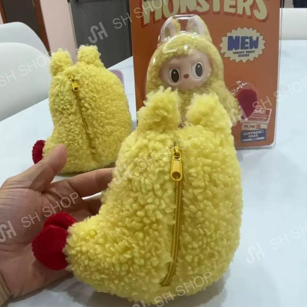 エビフライ ラブブ labubu エビ天 イヤホンバッグ Labubu 【Wacky Mart】 イヤホンバッグ 1個入り エビフライ