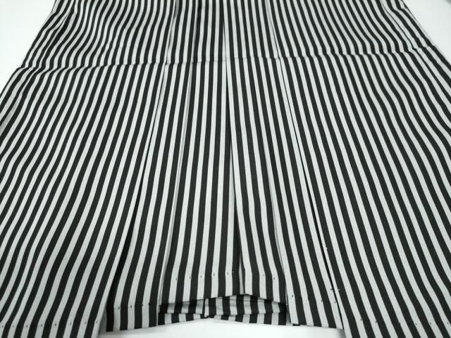 平和屋着物○男性 馬乗り袴 縞 洗える着物 CAAW7849yc