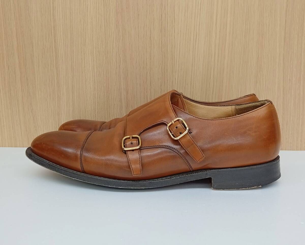Church s Cowes チャーチ ローファー ダブルモンク サイズ90G キャメル 通年