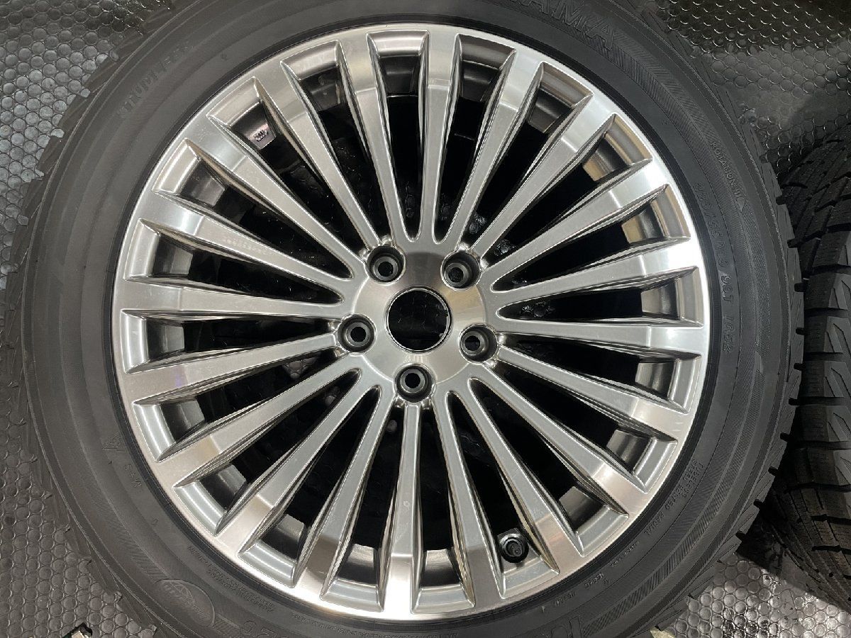 タイヤ ホイール新車外し バランス済 YOKOHAMA 225 55R19 スタッドレス トヨタ クラウンセダン純正ホイール 19インチ8J5H-120 30 MTF139