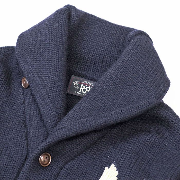 RRL ダブルアールエル　カーディガン　スウェット　ジャケット RRL ダブルアールエル カーディガン スウェット ジャケット M 美