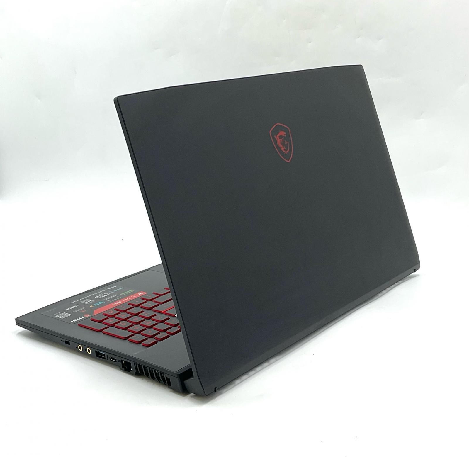 MSI GF75 Thin 95C MS-17F2 i7-9750H 16GB M.2 SSD 512GB NVIDIA GeForce GTX 1650 95% 動作 済 全額返金保証 最速発送