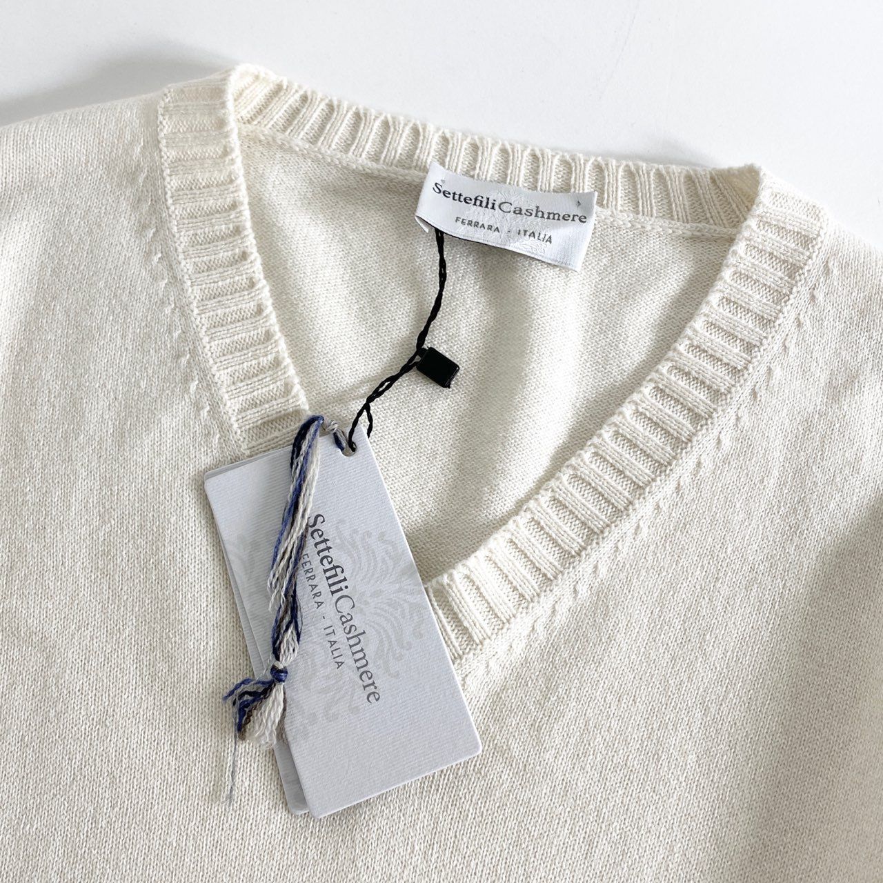 84h27 《未使用保管品》 イタリア製 Settefili Cashmere セッテ 