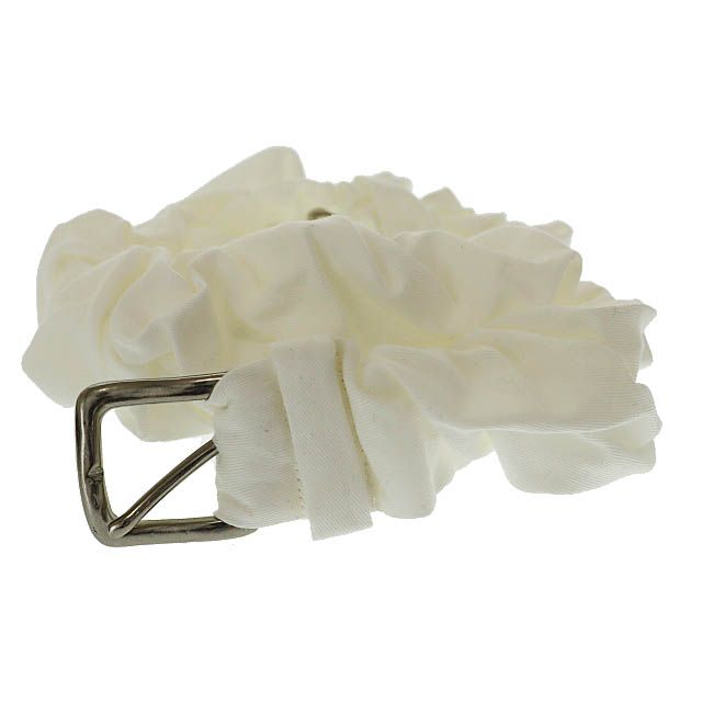 昭南ベンズレザースタッズベルト ニッケル&ブラス アクアブルー