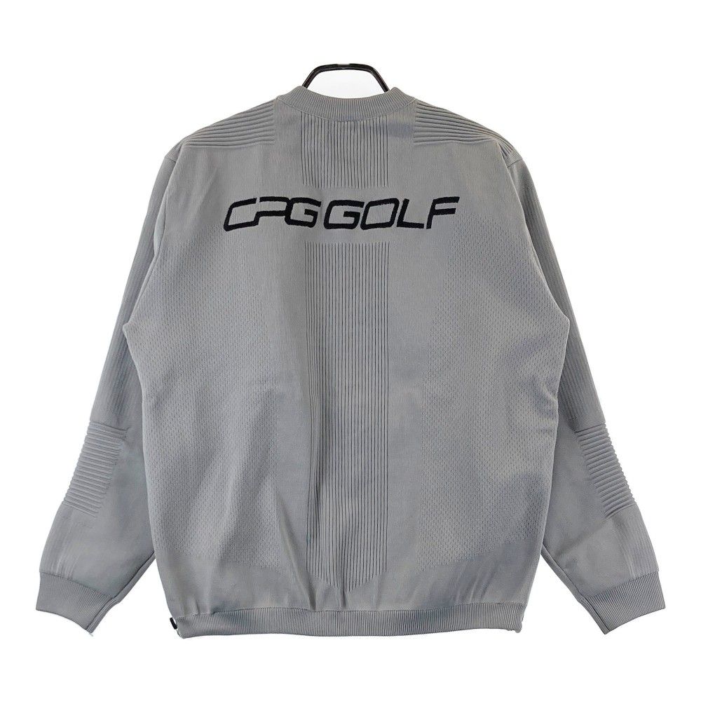 サイズ：3 CPG GOLF シーピージーゴルフ  裏地付き ニットブルゾン  グレー系 [240101169498] ゴルフウェア レディース ストスト