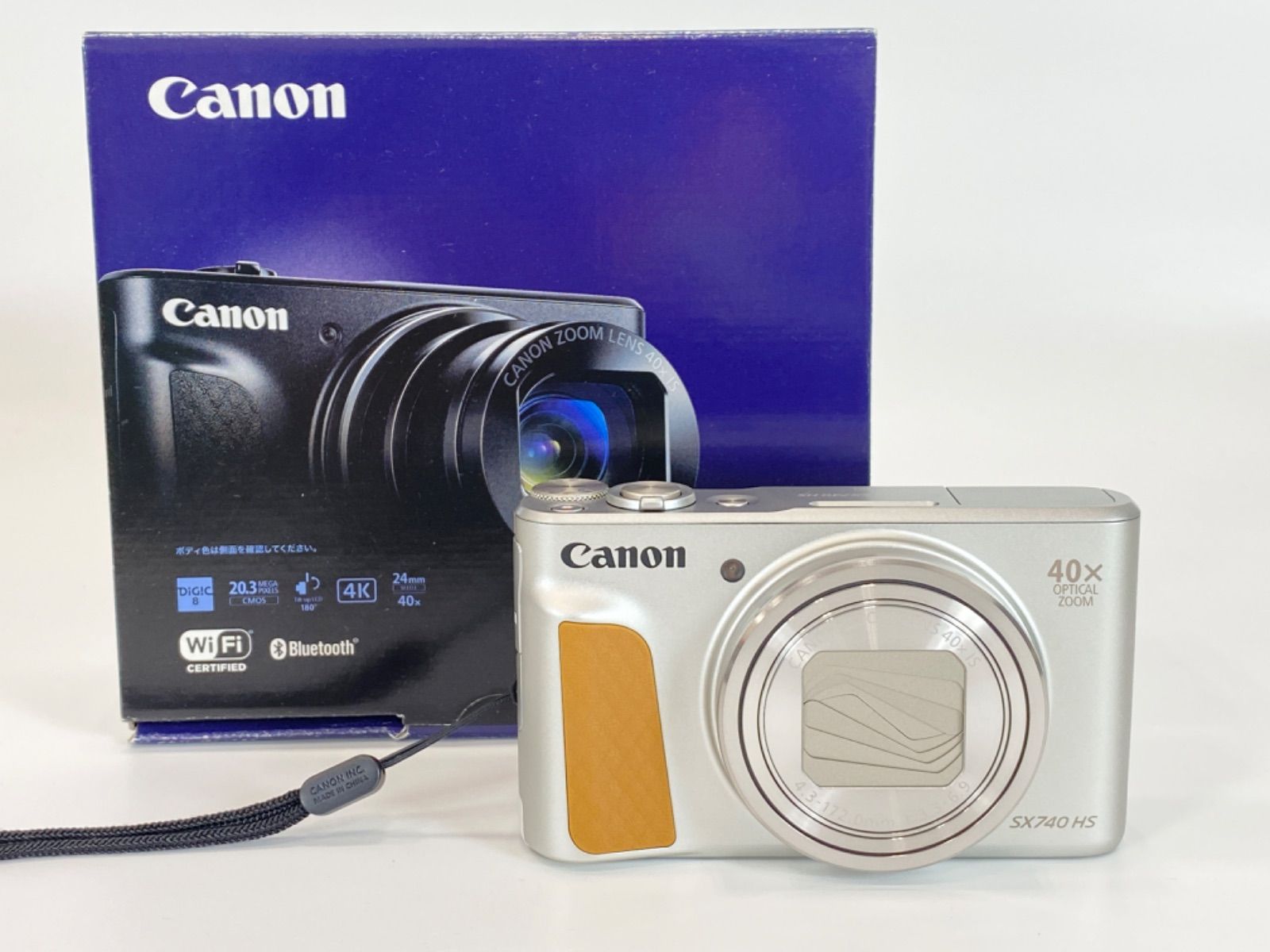 Canon キヤノン コンパクトデジタルカメラ PowerShot SX740 HS シルバー PSSX740HS【SL】