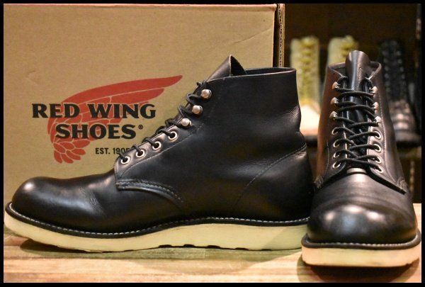 9D 箱付 良品 11年】レッドウィング 8165 アイリッシュセッター 黒