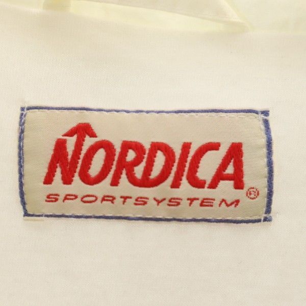 商品詳細ノルディカ ナイロン ジャケット 40 NORDICA テニス  ホワイト×レッド レディース 【R220909】