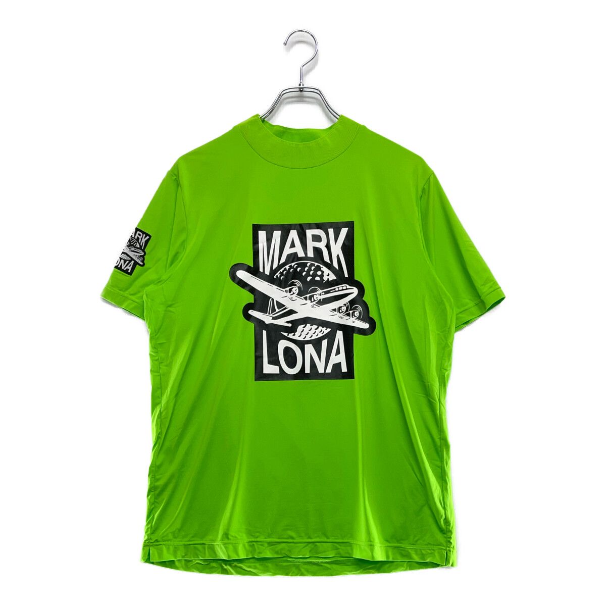 メンズ マークアンドロナ MARK&LONA 半袖シャツ 48(L) ライム 黄緑 