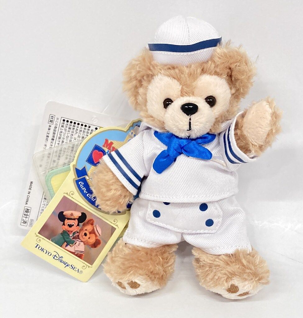 東京ディズニーシー ぬいぐるみバッジ My Friend Duffy ダッフィー(白 