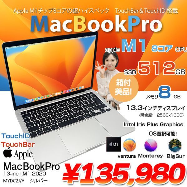 美品　Apple MacBook Pro シルバー8GB
