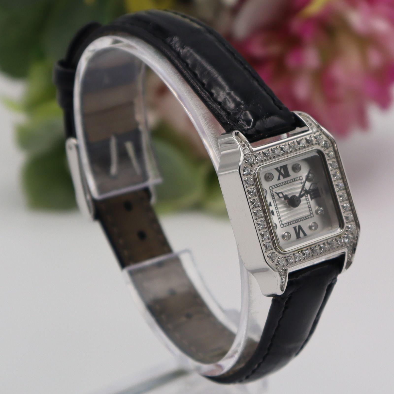 ルナージュ AD-001 クォーツ ダイヤモンド0.50CT シルバーカラー