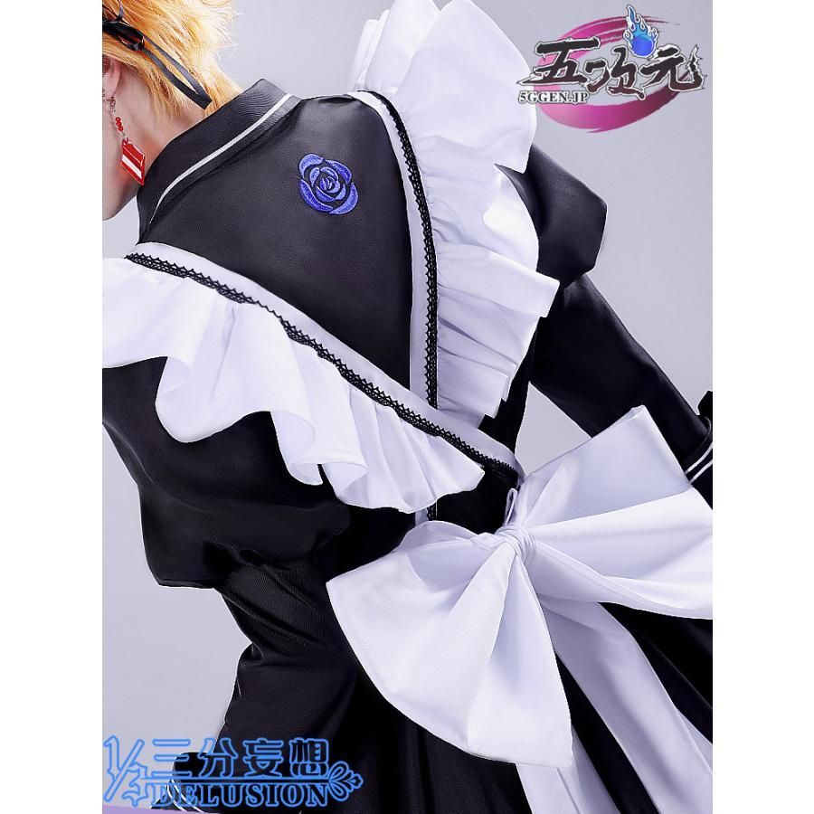 幸せな ハロウィン 三分妄想 原神 コスプレ タルタリヤ メイド服 衣装 ウィッグ 追加可 BJ0930ML03 ハロウィン