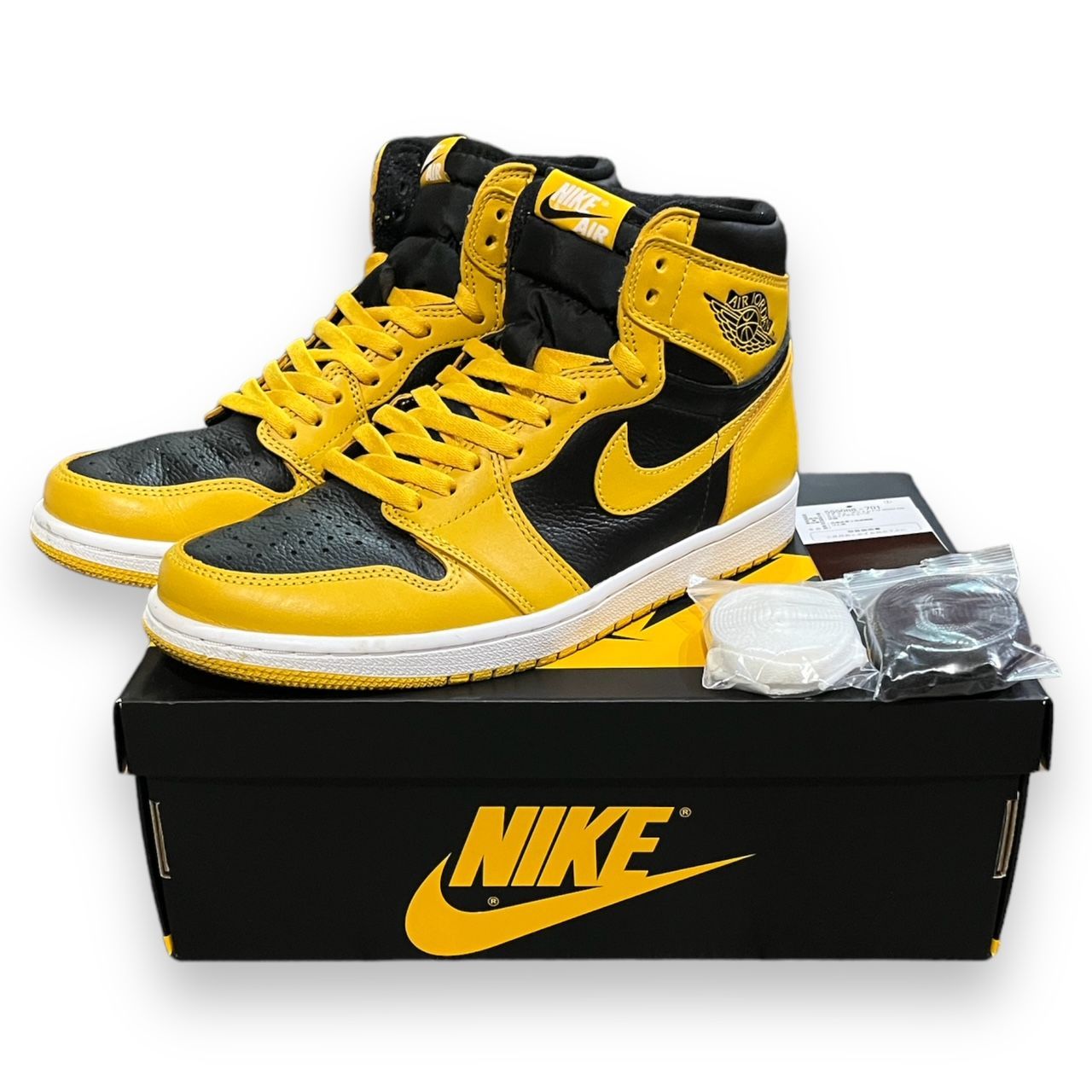 国内正規 NIKE AIR JORDAN 1 RETRO HIGH OG POLLEN ナイキ エアジョーダン 1 レトロ ハイ OG パラン  555088-701 スニーカー 27cm 62889A - メルカリ