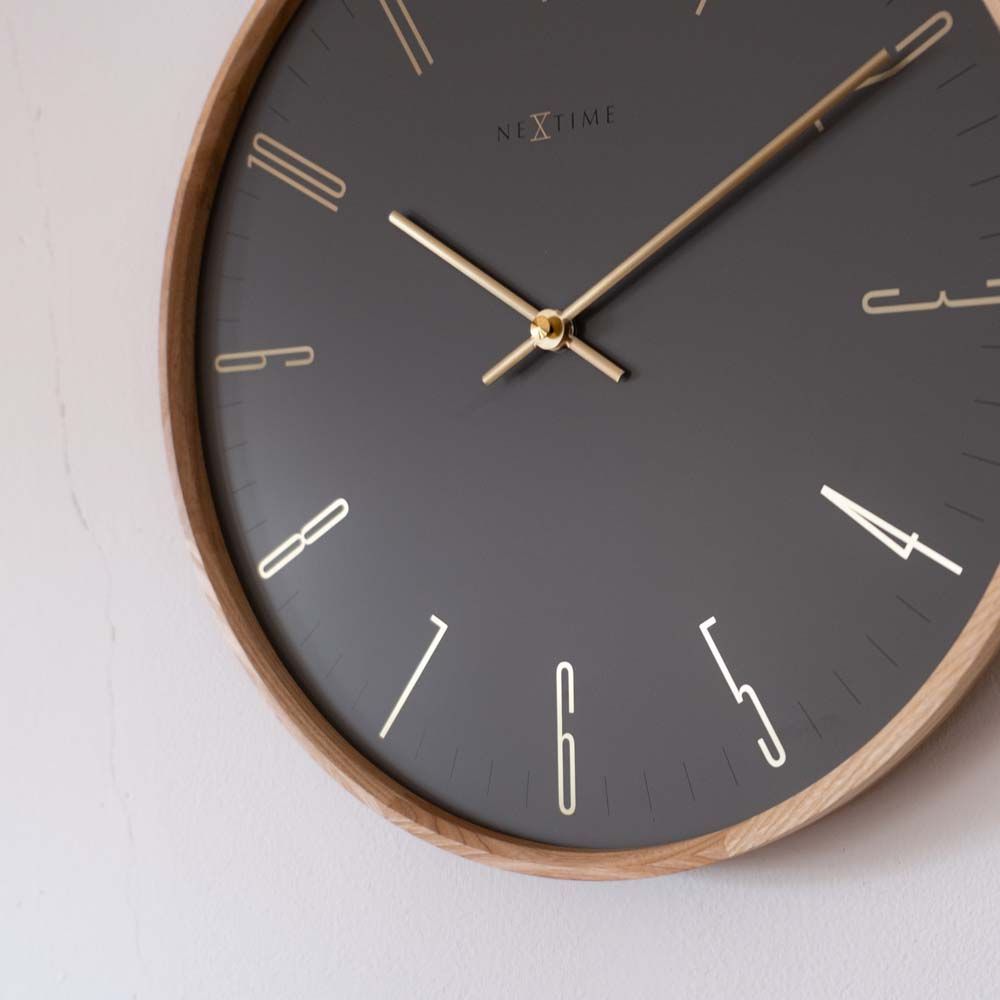 壁時計 掛時計 NEXTIME ネクスタイム ウォールクロック 工場 Thin M GR