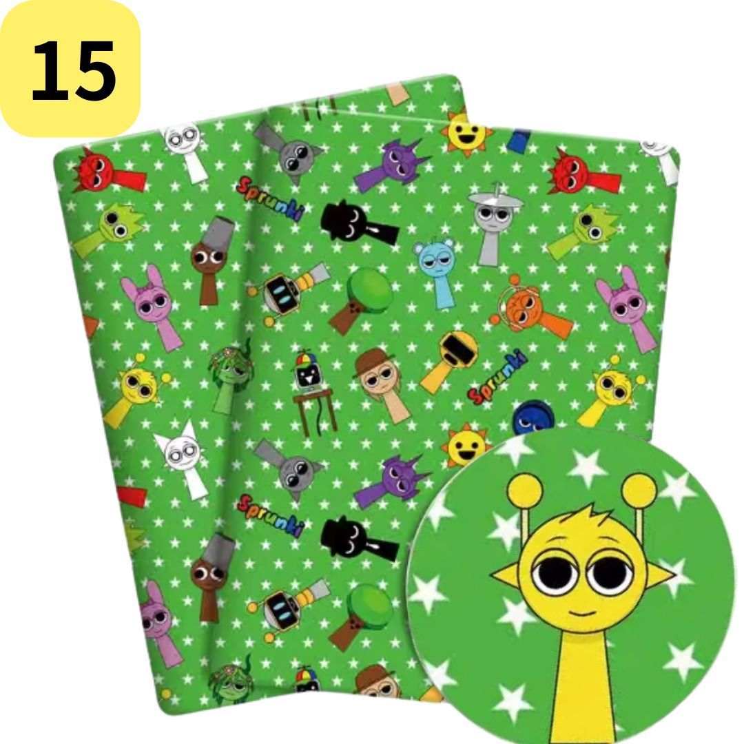 13-18 スプランキー 生地 布 ハンドメイド 手芸 はぎれ 男の子 ハギレ