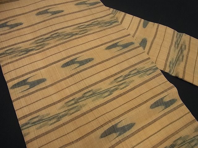 平和屋本店□極上 夏物 芭蕉布 九寸名古屋帯 手積み芭蕉糸100％ 逸品  