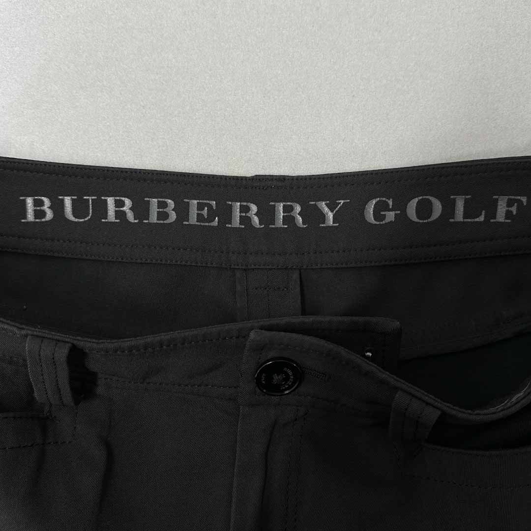 Burberry Golf◇スラックス バーバリーゴルフ 無地 ブラック系