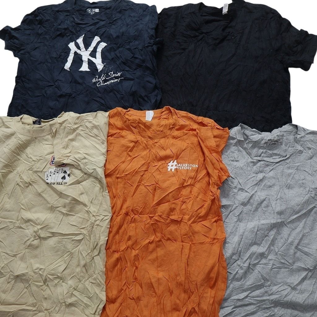 古着卸 まとめ売り カラーMix プリント 半袖Tシャツ 20枚セット