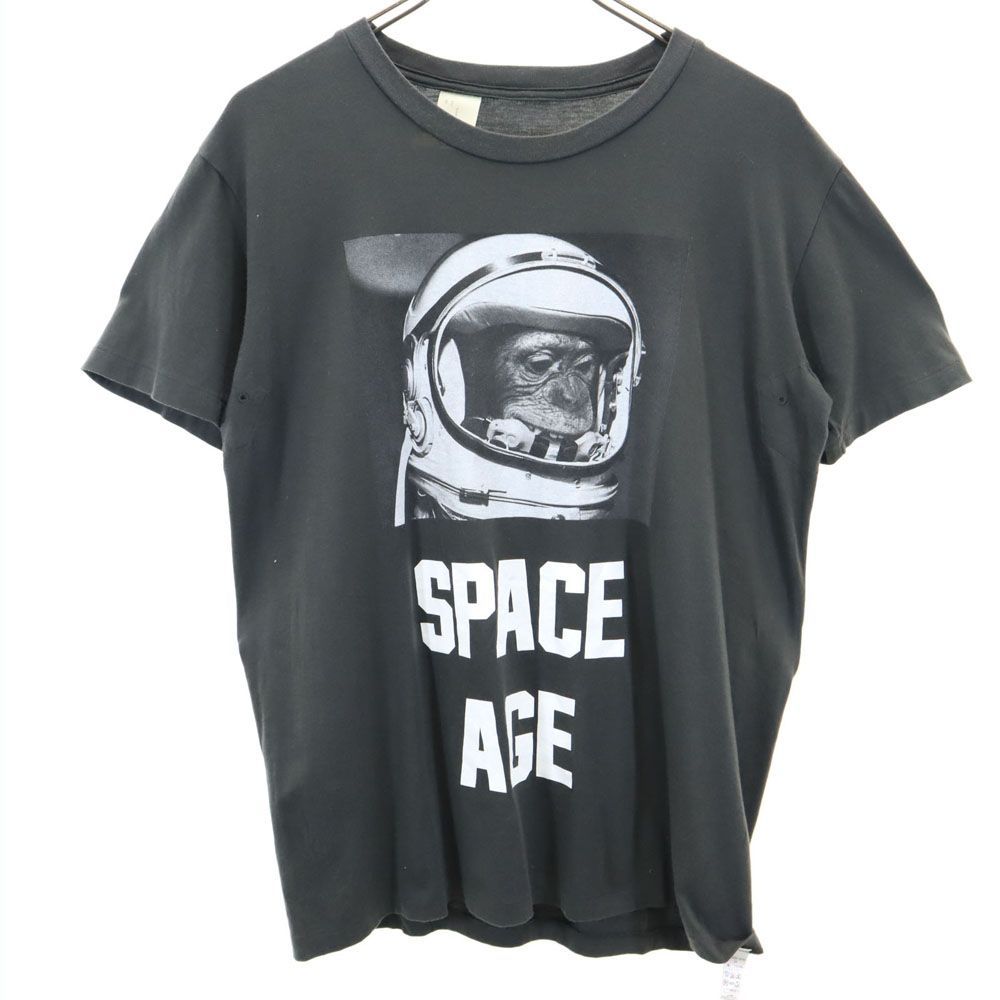 エヌハリウッド 日本製 プリント 半袖 Tシャツ 36 グレー系 N.HOOLYWOOD メンズ 古着 【240329】 メール便可
