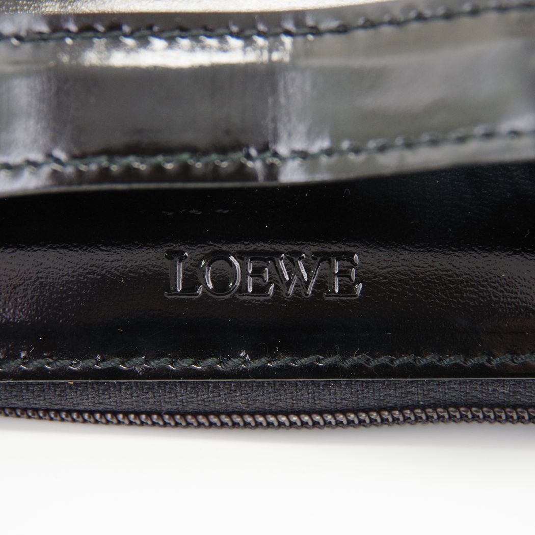 LOEWE バニティ 化粧ポーチ ミニ ミラー付き レオパード柄 ハンドバッグ - メルカリ