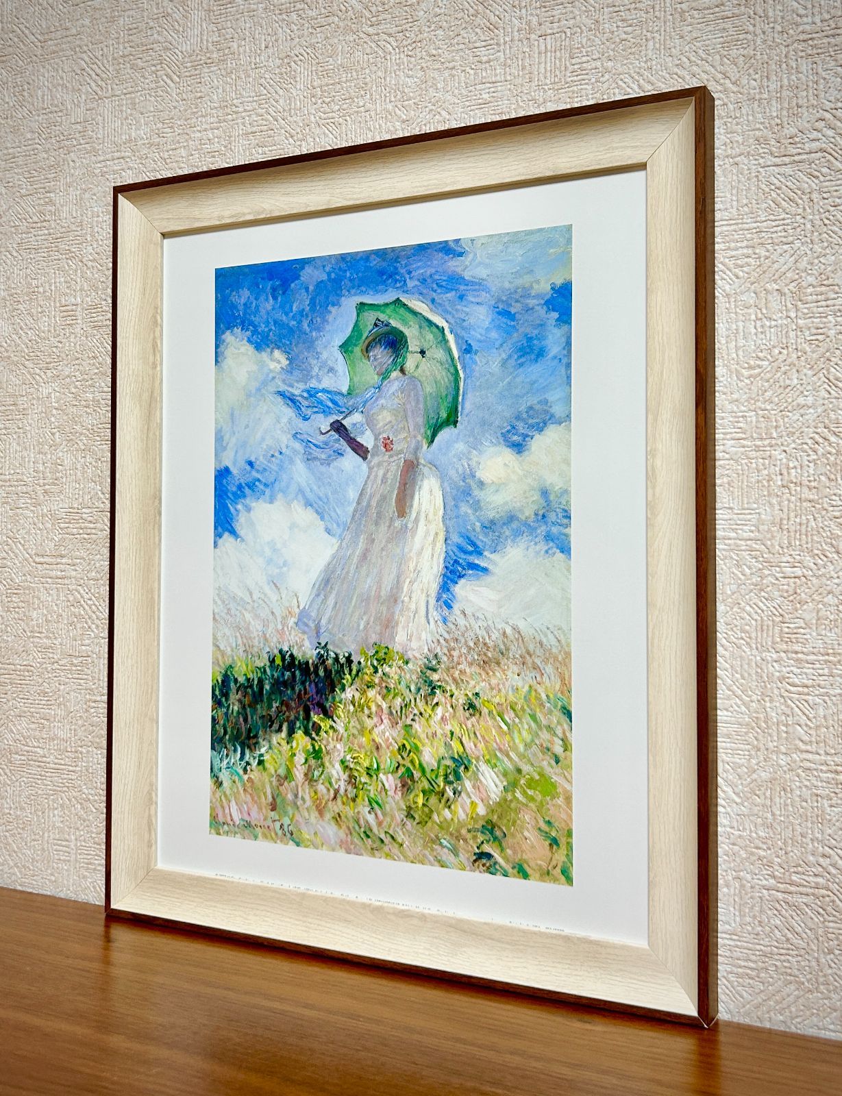 額縁.絵画.イタリア製.クロード・モネ.ボルディゲラの情景.輸入雑貨.新品未使用 額縁.絵画.イタリア製.クロード・モネ.ボルディゲラの情景.輸入