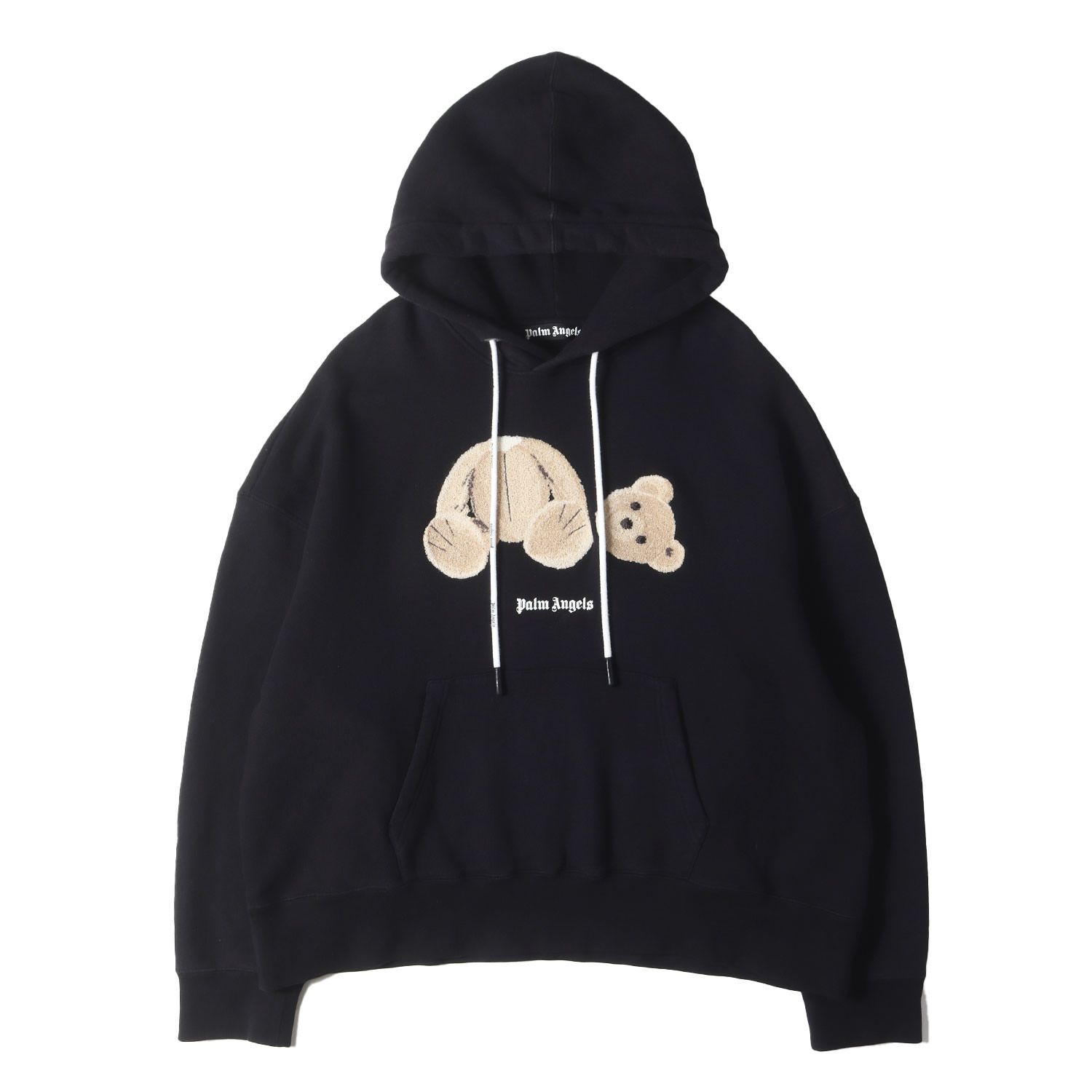 Palm Angels ブラックパーカー　ベア Palm Angels パーム エンジェルス パーカー ブラック 黒 サイズ