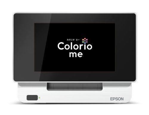 【中古】(非常に良い)EPSON Colorio me コンパクトプリンター E-820 7.0型カラー液晶モニター搭載 ハガキ作成機能 デジタルフォトフレーム機能 あいうえおキーボード