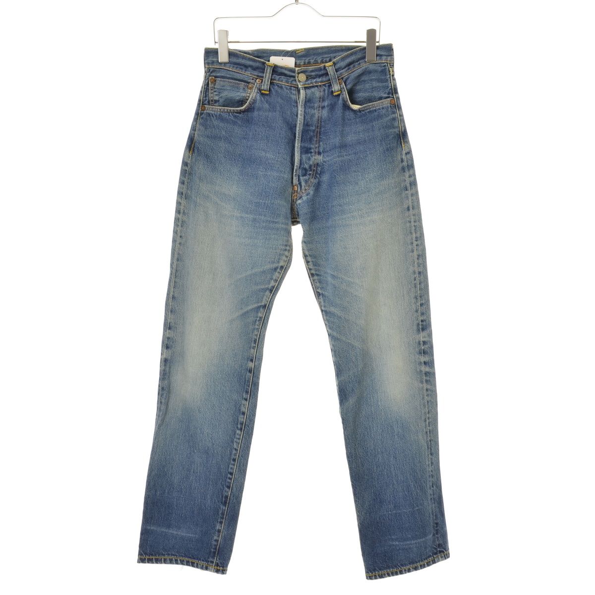 EVISU】初期 No.2 2501 ボタンフライ セルビッチデニムパンツ - メルカリ