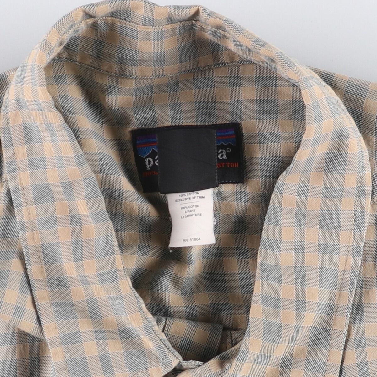 古着 90年代 パタゴニア Patagonia チェック柄 長袖 コットンシャツ
