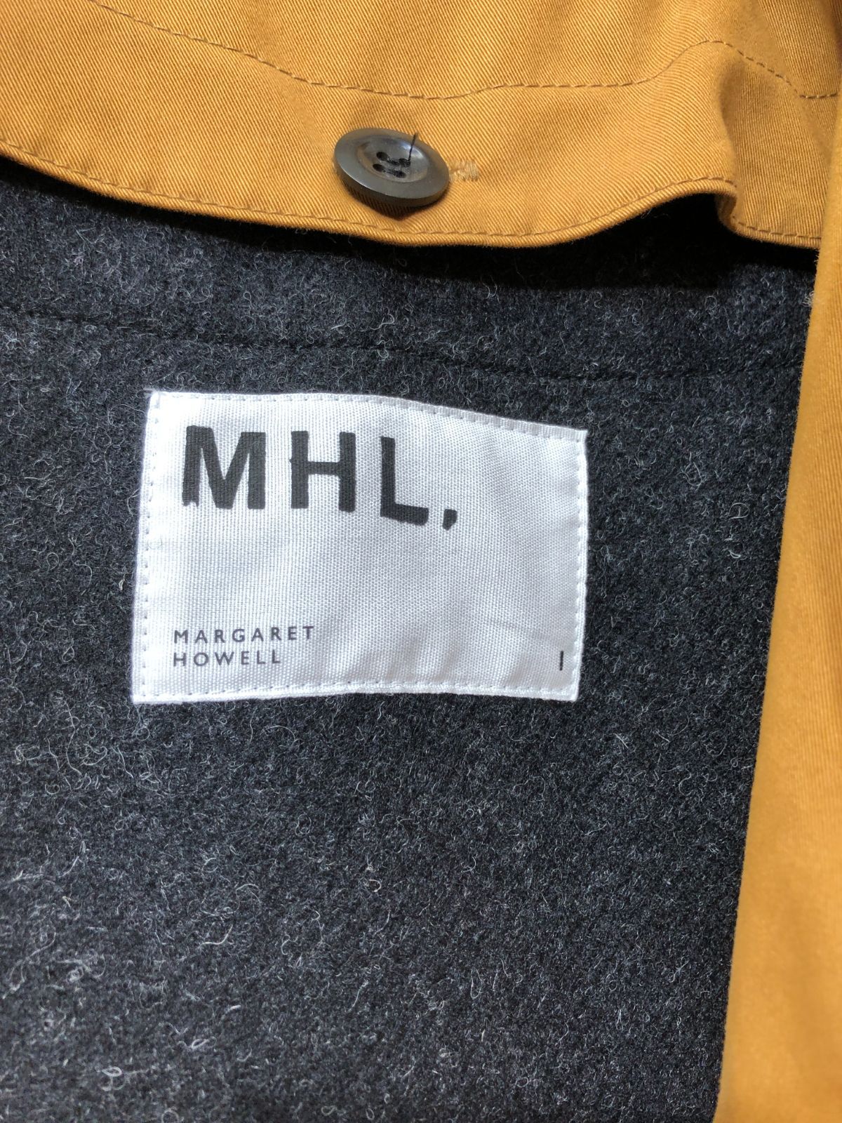 652 MHL エムエイチエル マーガレットハウエル ライナー付き 3WAYブルゾン １ マスタード WWW_MORNINGWALKER_COM