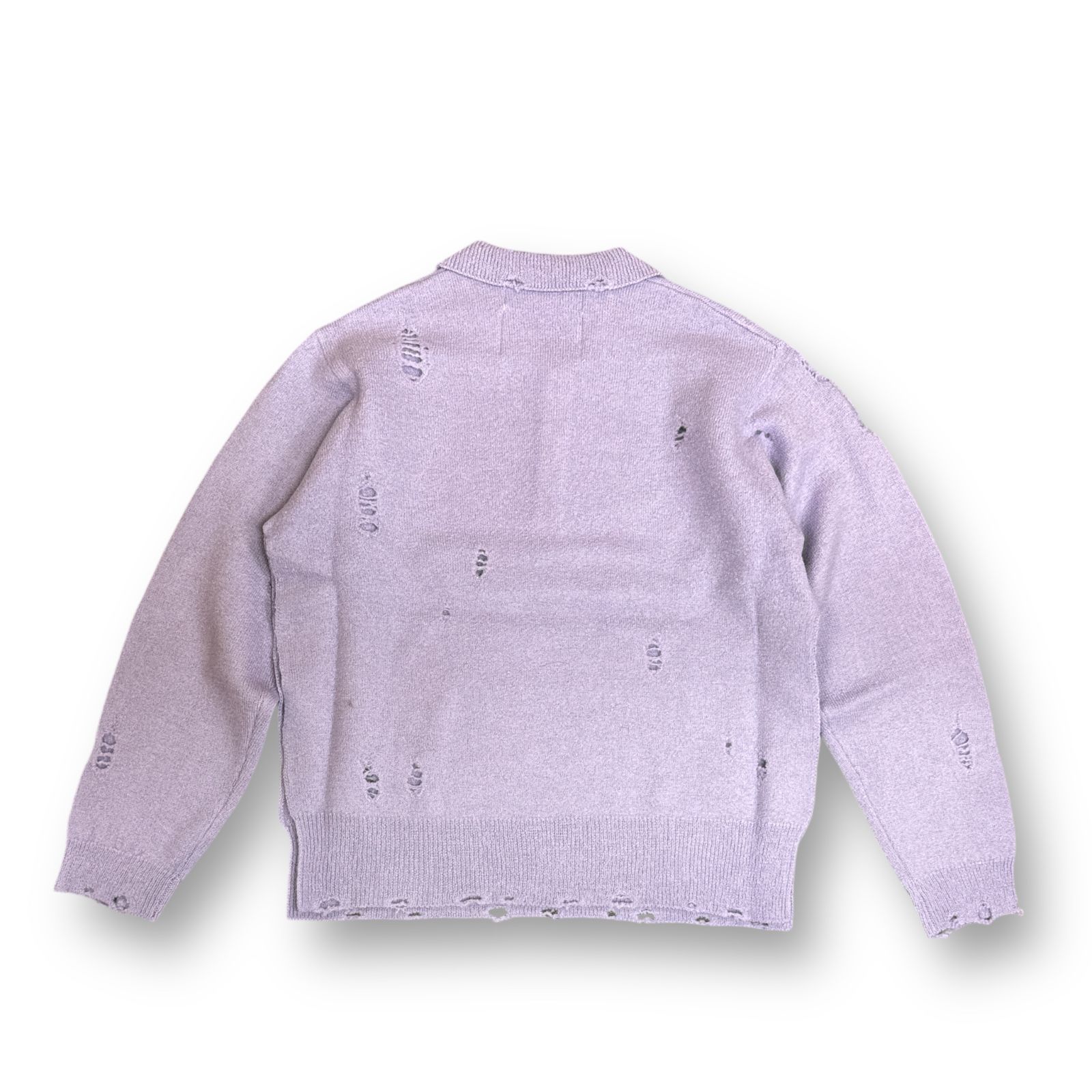 定価39600円 未使用 DAIRIKU 23AW Fulling Damage Tite Polo Knit 
