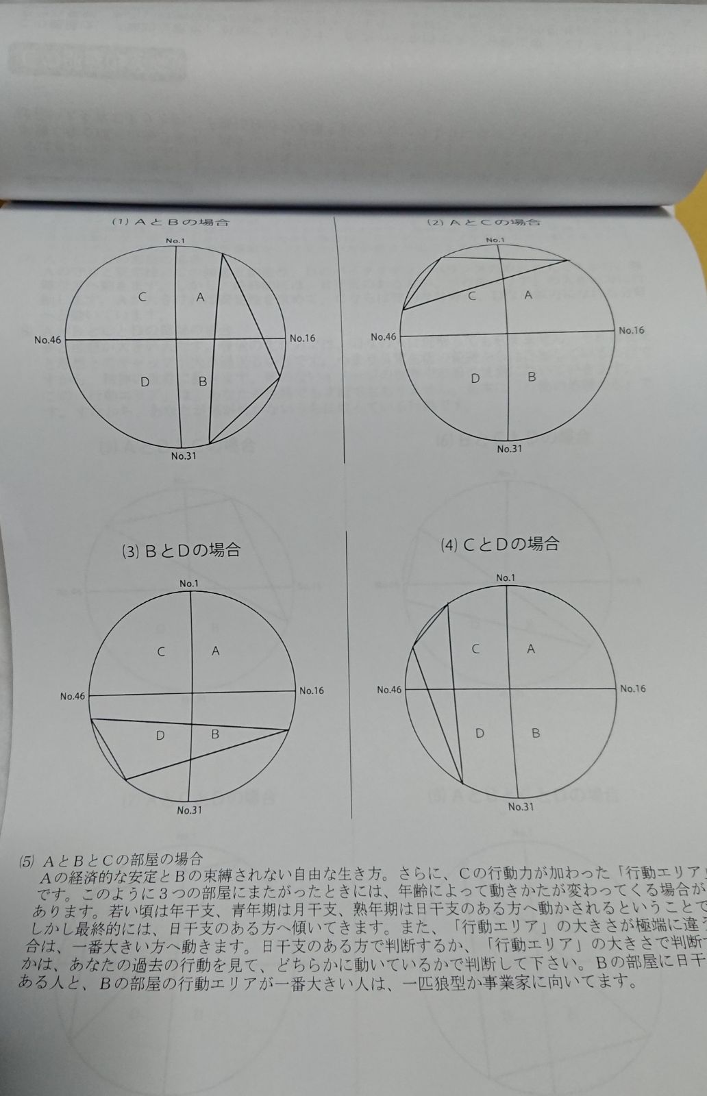 占い オリジナル算命学占星術テキスト＋四柱推命 日干表セット