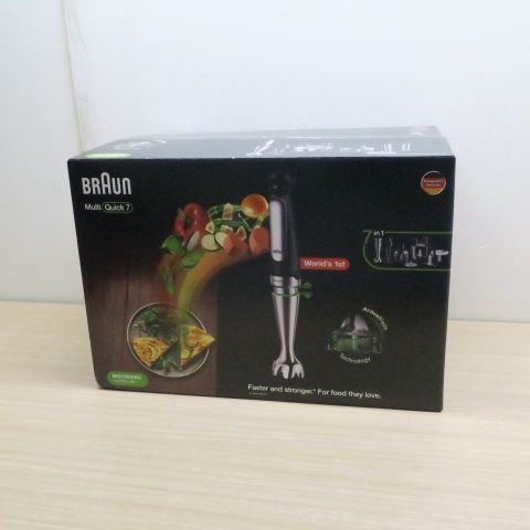 未使用1 BRAUN ブラウン マルチクイック7 ハンドブレンダー MQ7085XBG